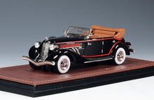 Load image into Gallery viewer, GLM 1/43 1935 Auburn 851 Supercharged Phaeton Black Open Roof GLM161103