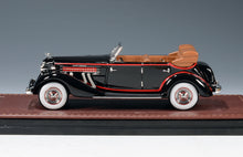 Load image into Gallery viewer, GLM 1/43 1935 Auburn 851 Supercharged Phaeton Black Open Roof GLM161103