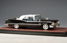 Load image into Gallery viewer, GLM 1/43 1957 Imperial Crown Convertible (Single Headlight) Closed Black 132204