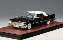 Load image into Gallery viewer, GLM 1/43 1957 Imperial Crown Convertible (Single Headlight) Closed Black 132204