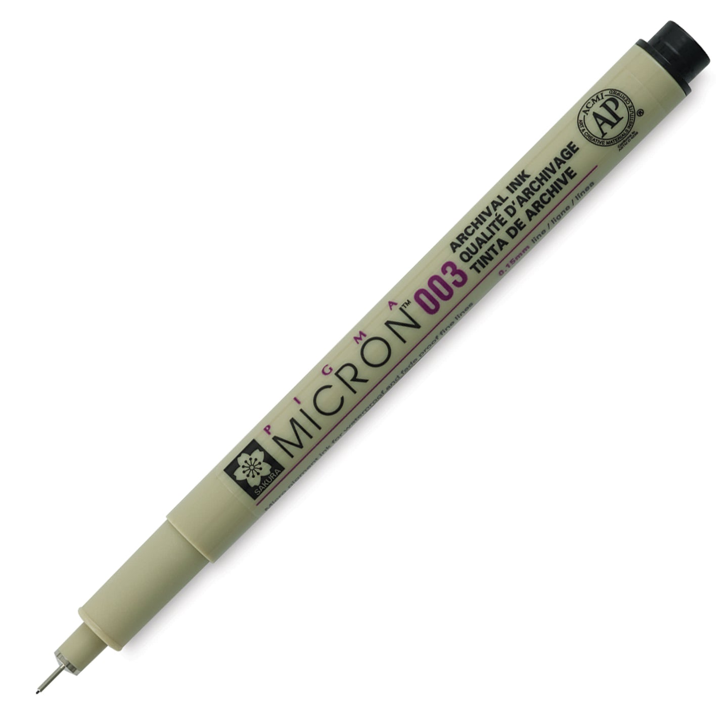 Pigma Micron 003 Superfine Pen Black 0.15mm