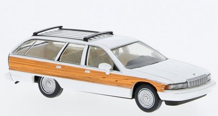 PCX87 1/87 HO Chevrolet Caprice S.W. (White / wood paneling) PCX870453 COMING SOON