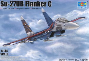 Trumpeter 1/144 Russian Su-27UB Flanker C 03916 – Burbank's House