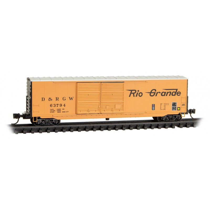 Micro-Trains MTL N D&RGW 50' Cushioned Boxcar Rd# 63794 182 00 112