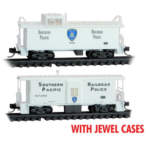 Micro-Trains MTL N Southern Pacific Railroad Police Caboose 2-pk 983 00 212 SALE