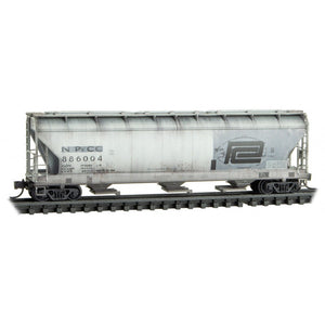 Micro-Trains MTL N Conrail/ex-PC 3 Bay Covered Hopper weathered 2-pk 983 05 061 SALE ***