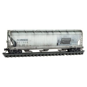 Micro-Trains MTL N Conrail/ex-PC 3 Bay Covered Hopper weathered 2-pk 983 05 061 SALE ***