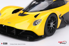 Load image into Gallery viewer, Top Speed 1/18 Aston Martin Valkyrie Cosmopolitan Yellow TS0538 SALE