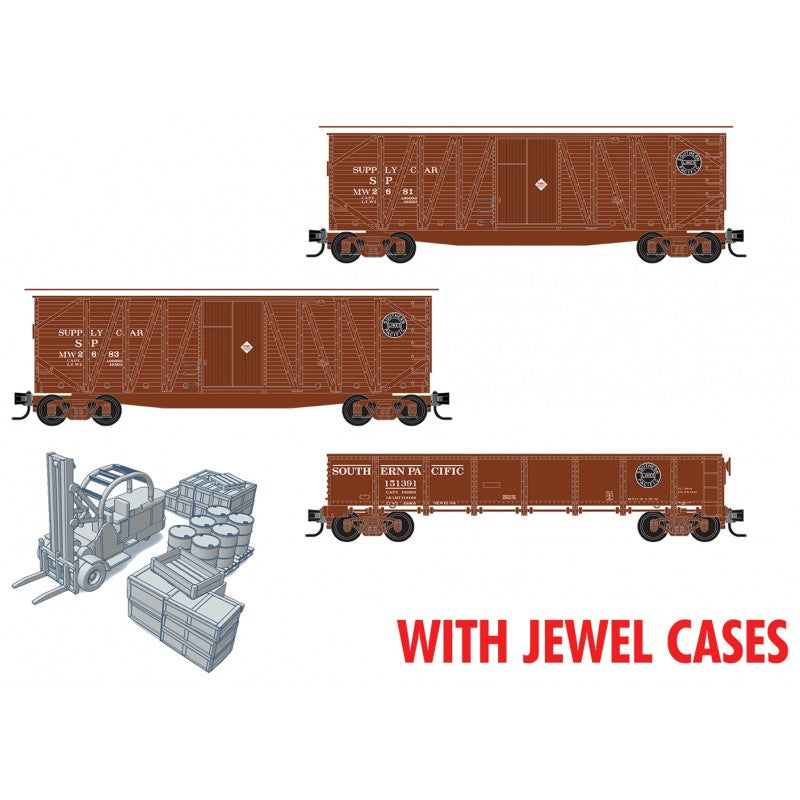 Micro-Trains MTL N SP Supply Car + Accessories 3-pk JEWEL 983 02 235 SALE ***