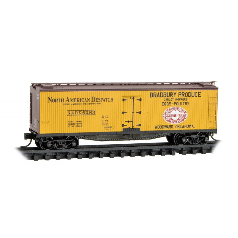 Micro-Trains MTL N P&E #5 Bradbury Produce Boxcar 049 00 981