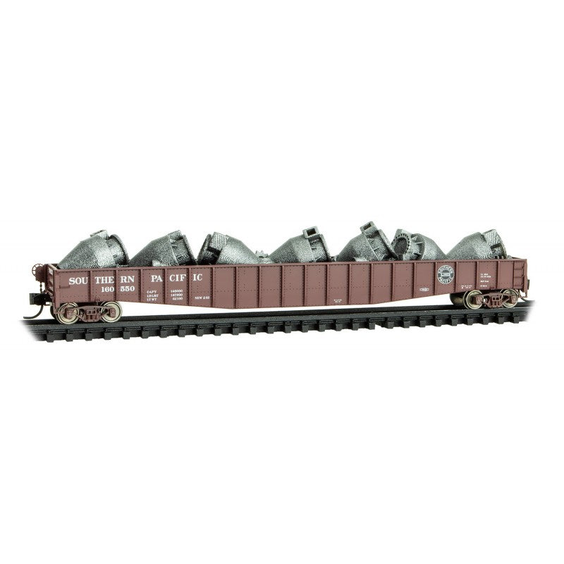 Micro-Trains MTL N Southern Pacific 65’ mill gondola w/ Load 107 00 080