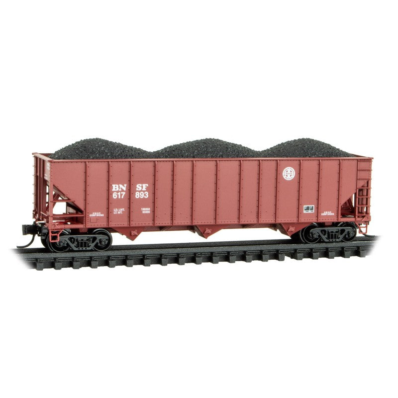 Micro-Trains MTL N BNSF Rd# 617893 3 Bay Hopper 108 00 641