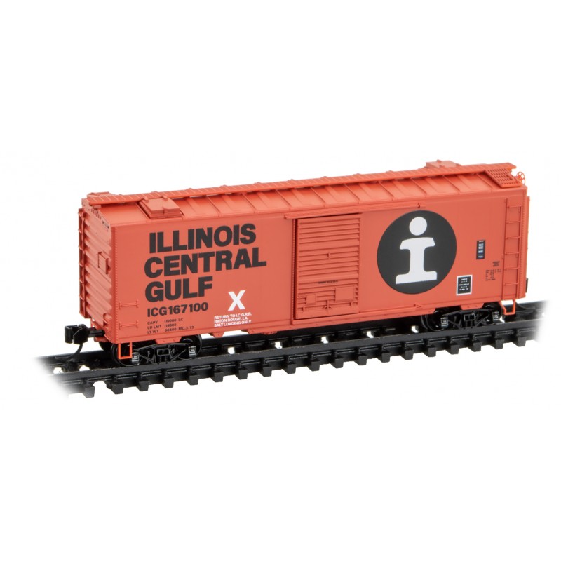Micro-Trains MTL N Illinois Central Gulf 40' Boxcar 020 00 137