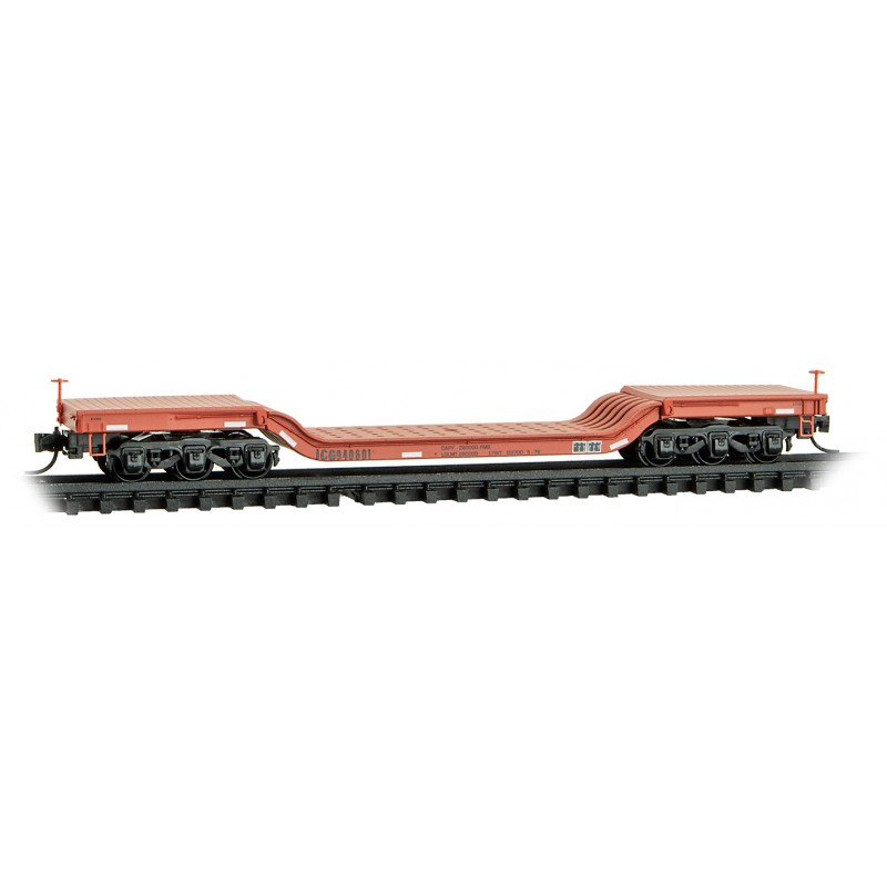 Micro-Trains MTL N Illinois Central Gulf Depressed Center Flat 109 00 310