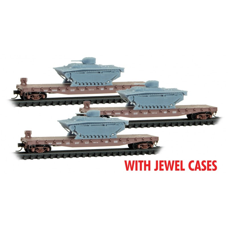 Micro-Trains MTL N Southern Pacific w/ LVT(A)1 - 3pk JEWEL CASES 983 02 245