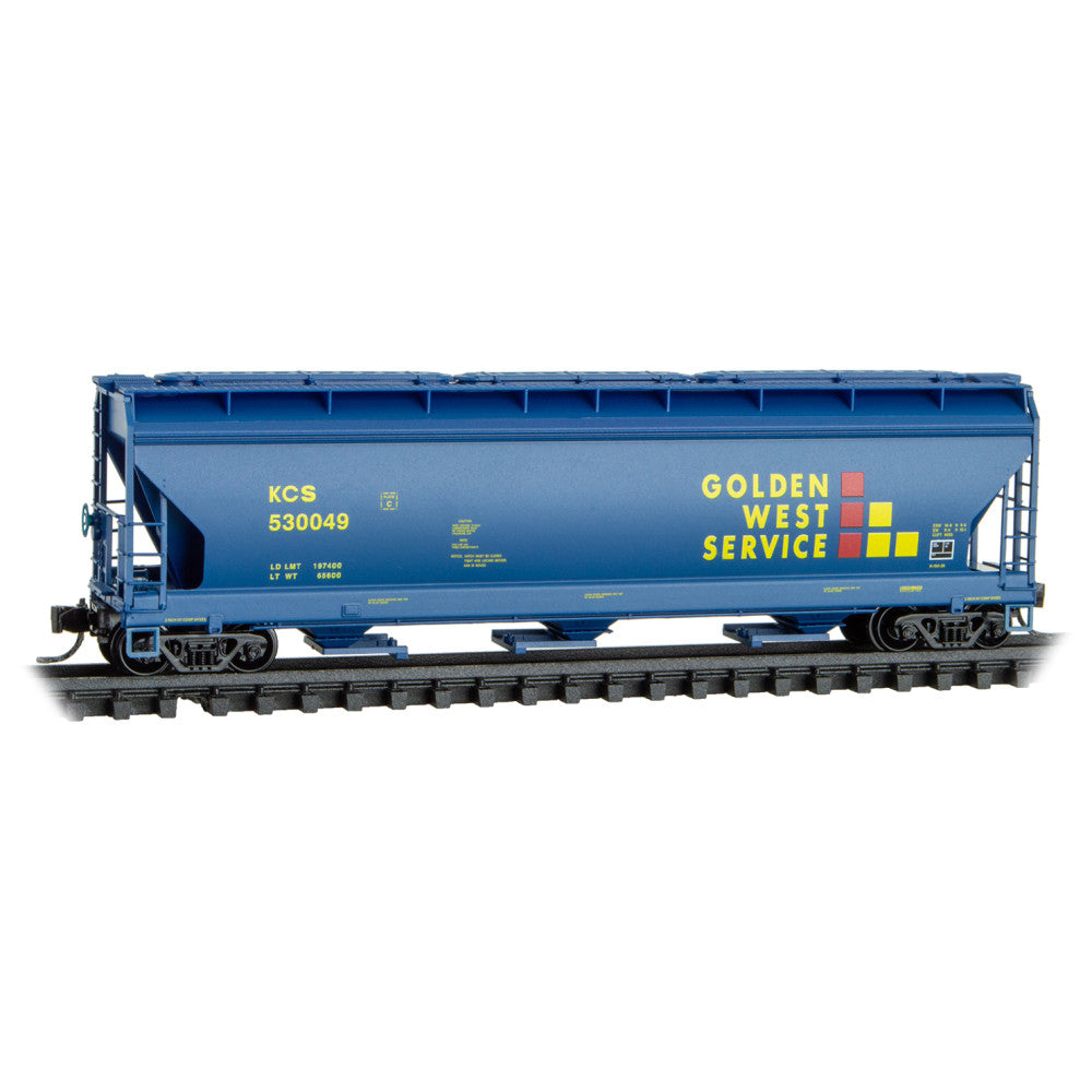 Micro-Trains MTL N Kansas City Southern 3 bay Grain Car Rd# 530049 094 00 870