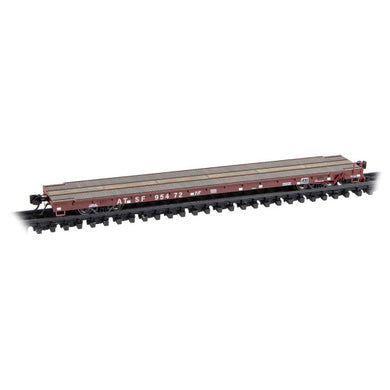 Micro-Trains MTL N ATSF 60' Thrall Flat Car Rd# 95472 134 00 042