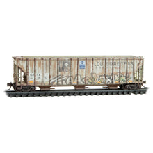 Load image into Gallery viewer, Micro-Trains N DJTX 3 Bay Hopper Weathered 2-Pack 983 05 088