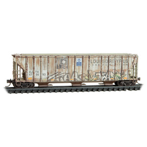 Micro-Trains N DJTX 3 Bay Hopper Weathered 2-Pack 983 05 088