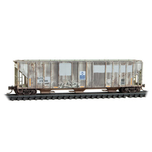 Micro-Trains N DJTX 3 Bay Hopper Weathered 2-Pack 983 05 088