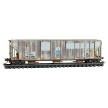 Load image into Gallery viewer, Micro-Trains N DJTX 3 Bay Hopper Weathered 2-Pack 983 05 088