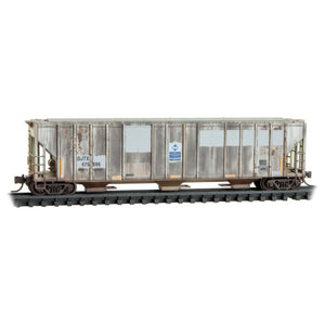 Micro-Trains N DJTX 3 Bay Hopper Weathered 2-Pack 983 05 088