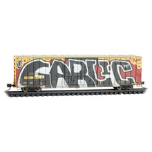 Load image into Gallery viewer, Micro-Trains N Weathered TTX 60&#39; Rib Side Boxcar Rd# 667639 123 44 023