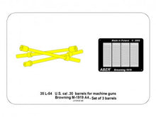 Load image into Gallery viewer, Aber 1/35 US M-1919 A4 0.30 cal Barrels (3) 35 L-54'
