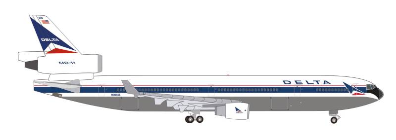 Herpa 1/500 Delta Airlines MD-11 N806DE 537070