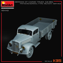 Load image into Gallery viewer, MiniArt 1/35 German 3t Cargo Truck 3.6-36S 35442
