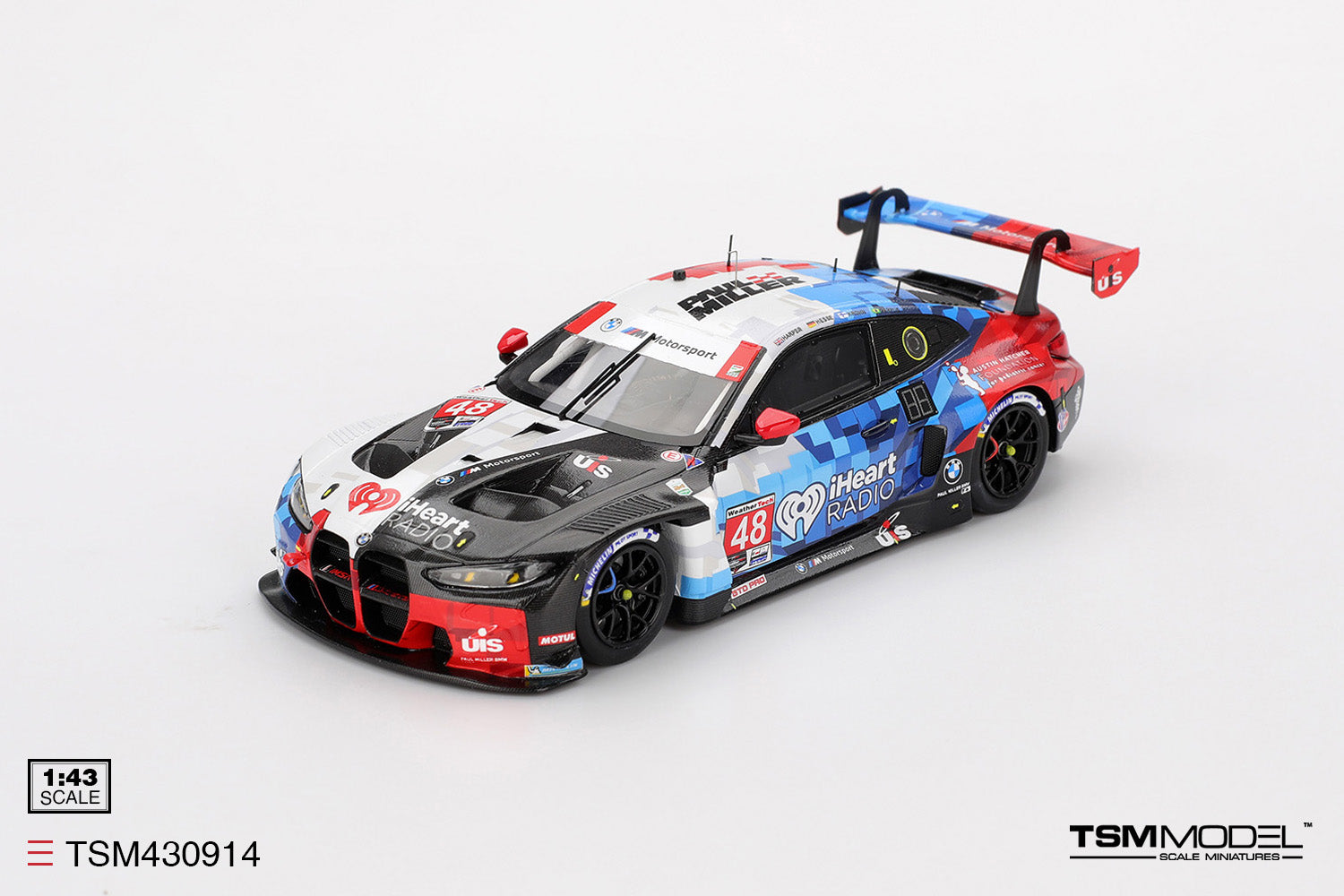 TSM 1/43  M4 GT3 IMSA デイトナ24h 2024 TSM 1/43 BMW M4 GT3 EVO #48 Paul Miller Racing 2025 IMSA Daytona
