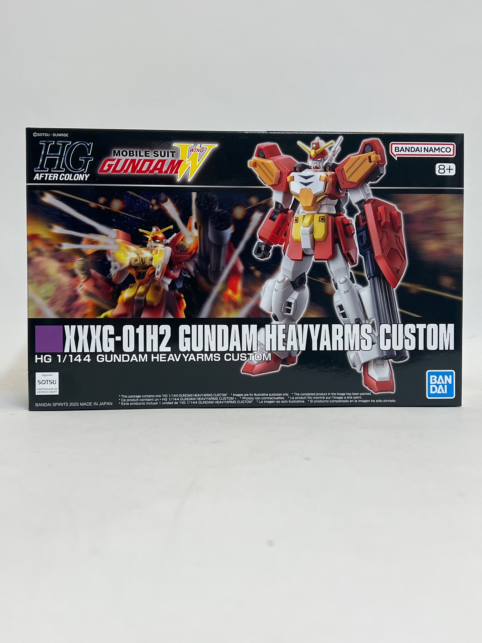 Mobile Suit Gundam Wing Bouwpakket P-Bandai HGAC Gundam Wing XXXG-01H2 Gundam Heavyarms Custom 1/144 Schaalmodelkit Mobile Suit Gundam Wing Bouwpakket P-Bandai HGAC Gundam Wing XXXG-01H2 Gundam Heavyarms Custom 1/144 Schaalmodelkit