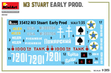 Load image into Gallery viewer, MiniArt 1/35 US M3 Stuart Early Production 35412