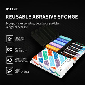 Dspiae DS3-S01 Adhesive Sand Paper Set (400, 800, 1000, 1200, 1500) (100pcs) (Copy)