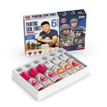 Load image into Gallery viewer, AK Interactive AK17526 - Painting Skin Tones by Clavin Tan (Set of 6) 17ml