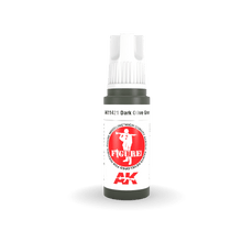 Load image into Gallery viewer, AK Interactive AK11421 Acrylic 3G Figure Dark Olive Green 17ml