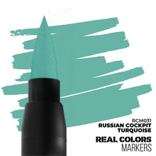 Load image into Gallery viewer, AK Interactive RCM031 Real Colors Markers Russian Cockpit Torquoise