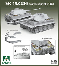Load image into Gallery viewer, Takom 1/35 German VK 45.02(H) Draft Blueprint w 1461 2191