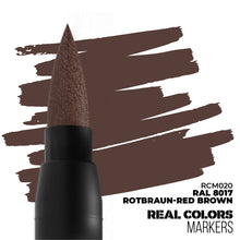 Load image into Gallery viewer, AK Interactive RCM020 Real Colors Markers RAL 8017 Rotbraun-Red Brown