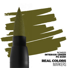Load image into Gallery viewer, AK Interactive RCM022 Real Colors Markers Interior Green FS34151