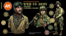 Load image into Gallery viewer, AK Interactive AK11675 3rd Gen Acrylic US Uniforms WWII (6 x 18ml)