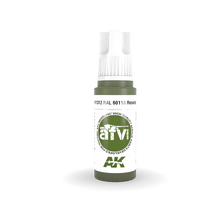 Load image into Gallery viewer, AK Interactive AK11312 Acrylic 3G AFV RAL 6011B Resedagrün 17ml
