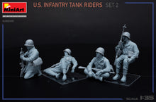 Load image into Gallery viewer, Miniart 1/35 US Infantry Tank Riders WWII Set 2 (4) 53035