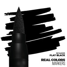 Load image into Gallery viewer, AK Interactive RCM033 Real Colors Markers Flat Black
