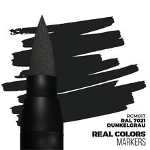 Load image into Gallery viewer, AK Interactive RCM017 Real Colors Markers RAL 7021 Dunkelgrau
