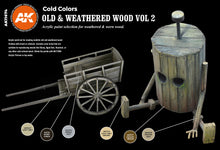 Load image into Gallery viewer, AK Interactive AK11674 3rd Gen Acrylic Old &amp; Weathered Wood Vol.2 (6 x 18ml)