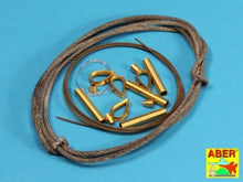 Load image into Gallery viewer, Aber 1/16 German Tow and Track Cable w/ Brackets for Tiger I/King Tiger/Panther 16 030'
