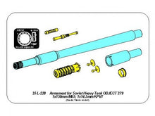 Load image into Gallery viewer, Aber 1/35  Russian 130mm M65 &amp; 14.5mm KPVT Barrels for Objekt 279 35 L-220