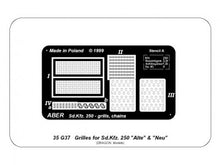 Load image into Gallery viewer, Aber 1/35 German Grills Sd.Kfz. 250 “Alte” &amp; “Nue” Halftracks G37'