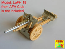 Load image into Gallery viewer, Aber 1/48 German 105mm LeFH 18 L/28 Barrel 35 L-38'